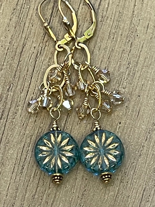 Sunburst Radiance Earrings